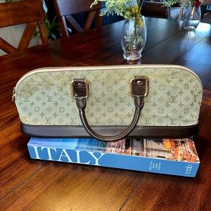 Louis Vuitton Mini Lin Monogram Long Alma Bag
